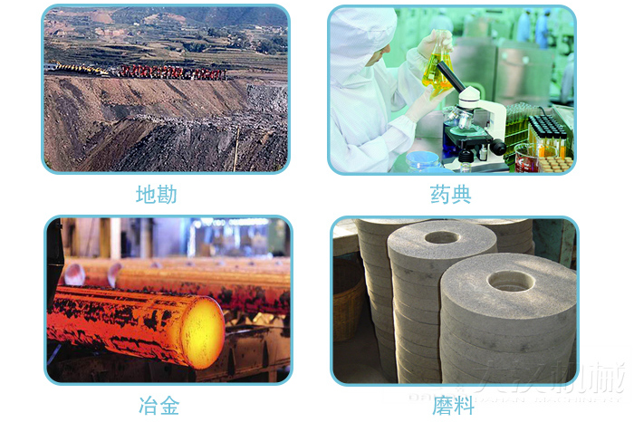 適用行業(yè):地堪，冶金，藥典,磨料