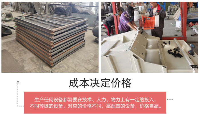 直線篩分機(jī)篩網(wǎng)，篩箱部件展示