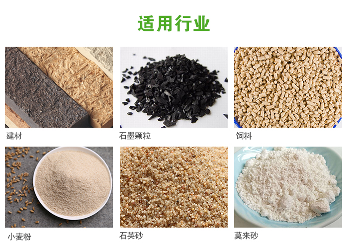 高頻振動篩主要用于化工，建材，石墨顆粒，飼料，小麥粉，石英砂，豆?jié){，果汁等各種物料的干法、濕法篩分、分級、脫水，過濾。
